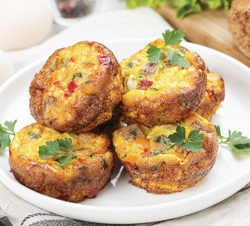 Hash Brown, Portobello and Egg Mini Frittatas