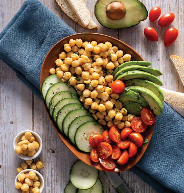 Avocado and Chickpea Salad