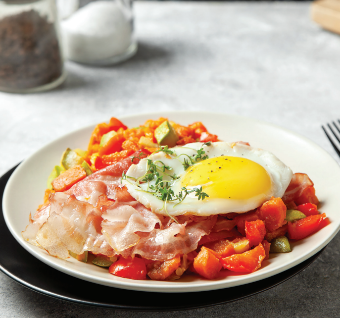 Quirky Hash & Eggs