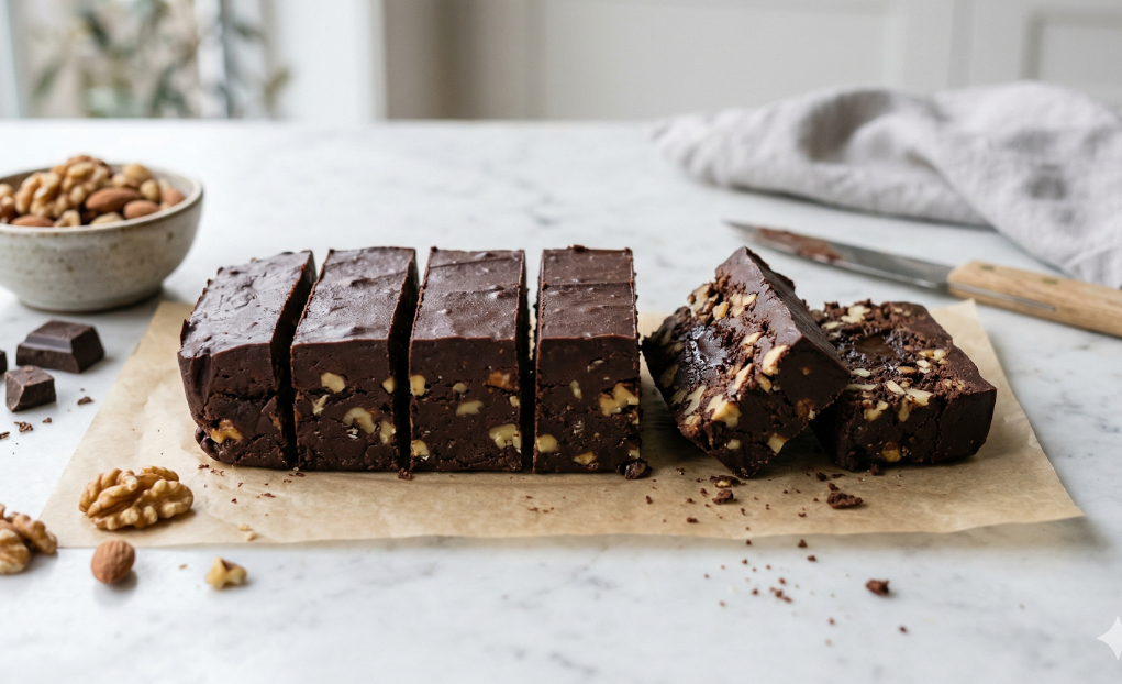 Choco-Nut Refrigerator Slice