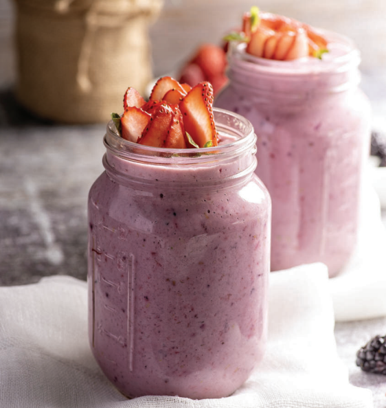 Strawberry Rhubarb Smoothie