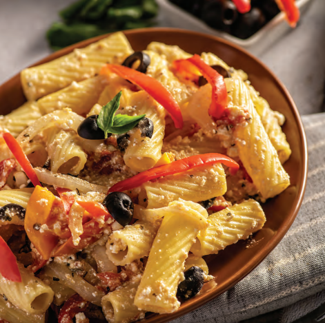 Vegetarian Greek Pasta