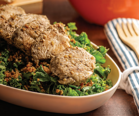 Lemon Chicken with Quinoa & Tabbouleh