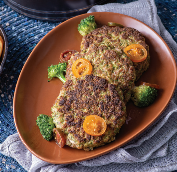 Broccoli & Pork Latkes