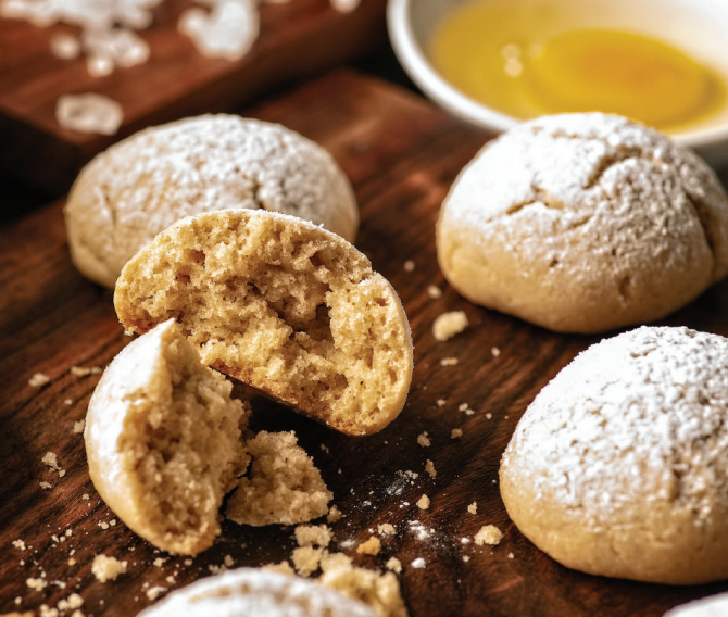 Olive Oil Cornmeal Cookies