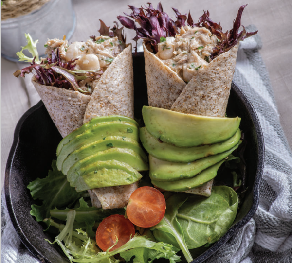 No-Cook Tuna & Bean Wraps