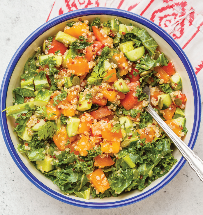 Quick Balsamic Quinoa Salad