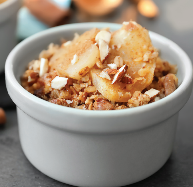 Slow-Cooked Apple Cobbler