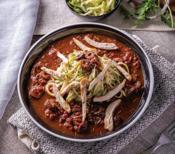 Italian Zoodle Salad