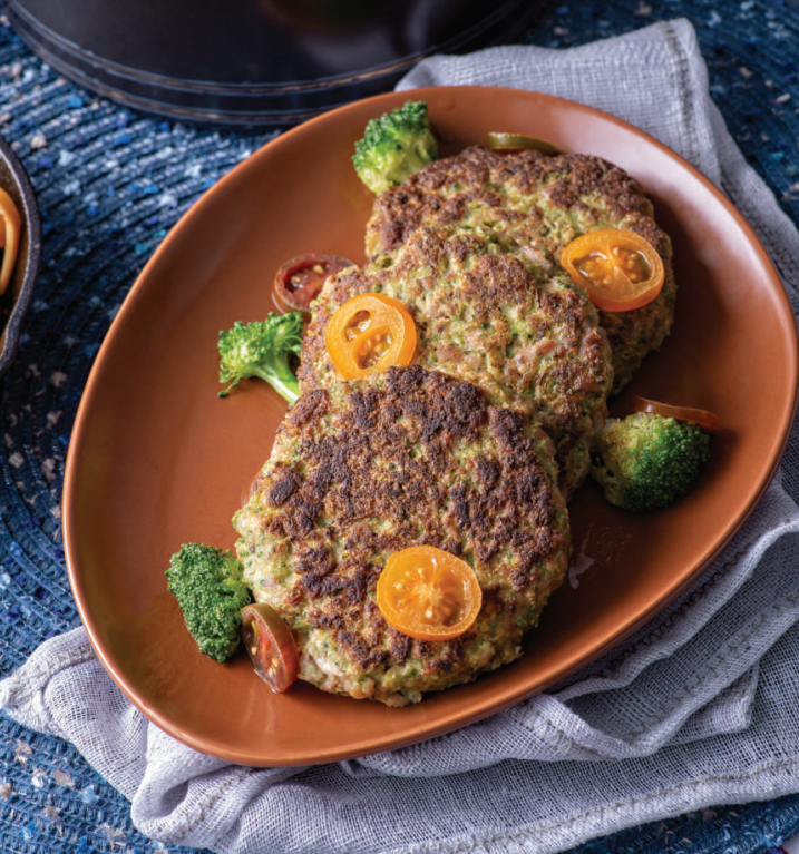 Broccoli & Pork Latkes