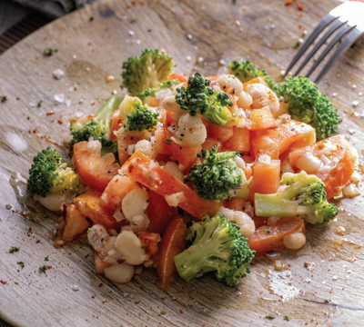 Broccoli & Tomato Bean Salad