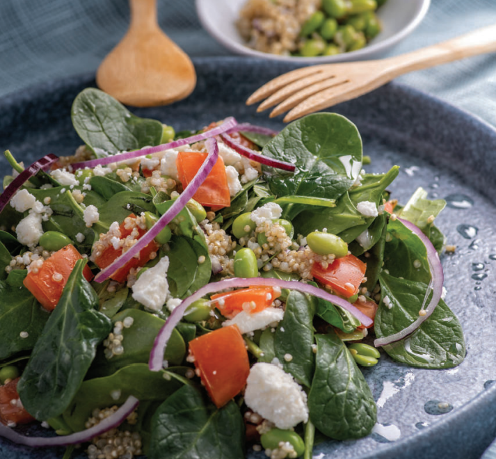 Mediterranean Edamame Salad