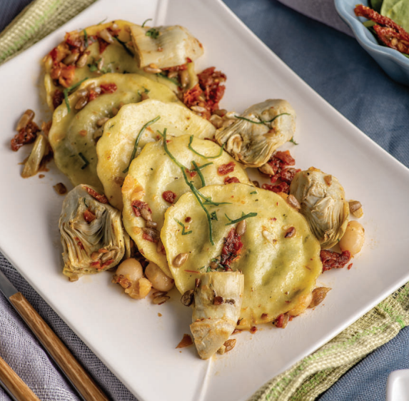 Sicilian Spinach & Ricotta Ravioli