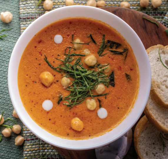 Creamy Roasted Pepper Soup Peapil Publishing