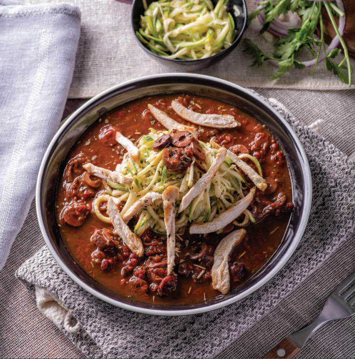 Italian Zoodle Salad