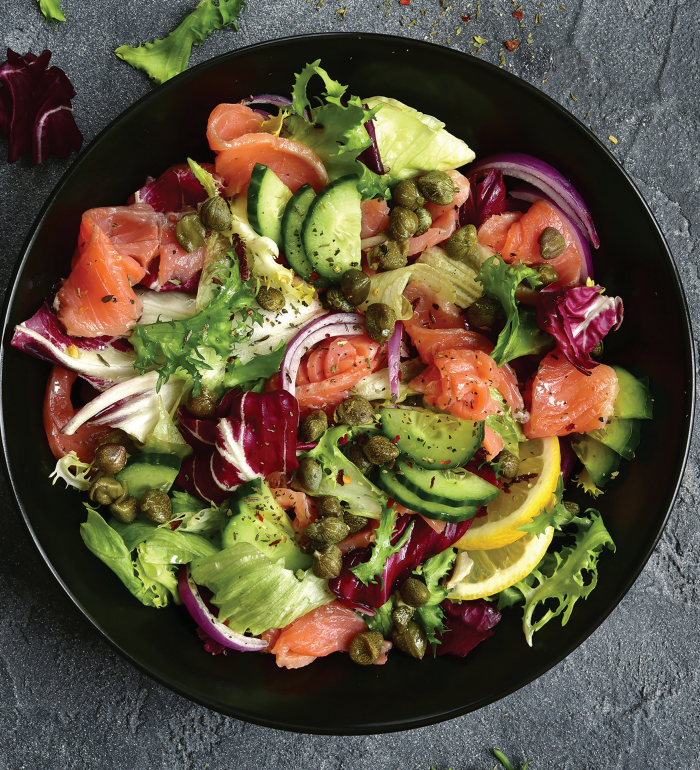 Spicy Salmon & Tomato Salad