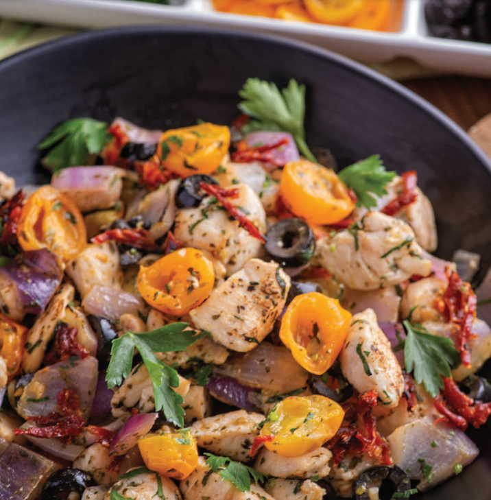 Provençal Chicken with Olives & Tomatoes