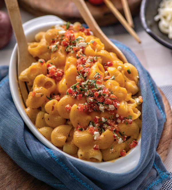 Roasted Red Pepper Mac and Cheese
