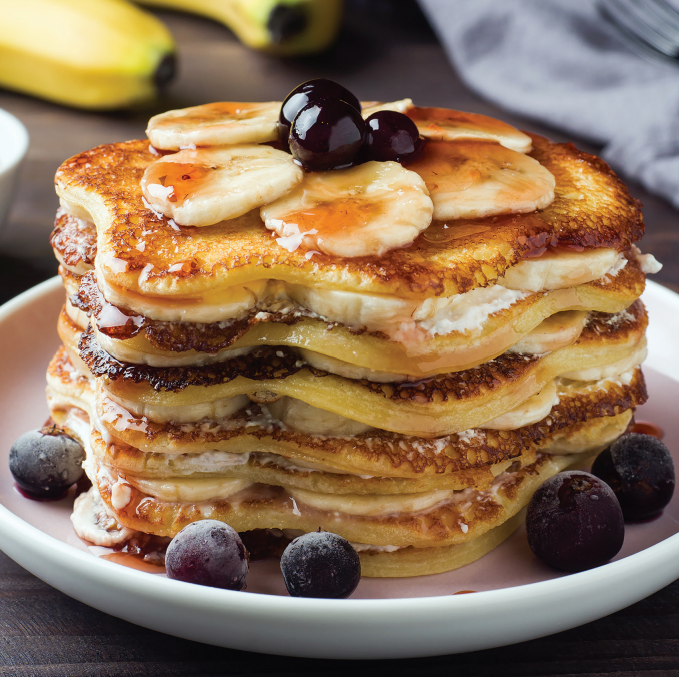 Blueberry Banana Pancakes