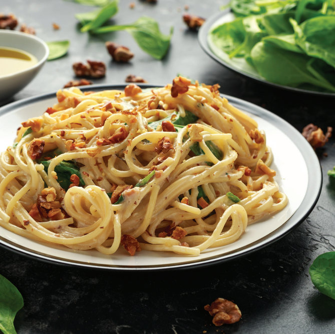 Pasta & Vegetables with Lemon Butter