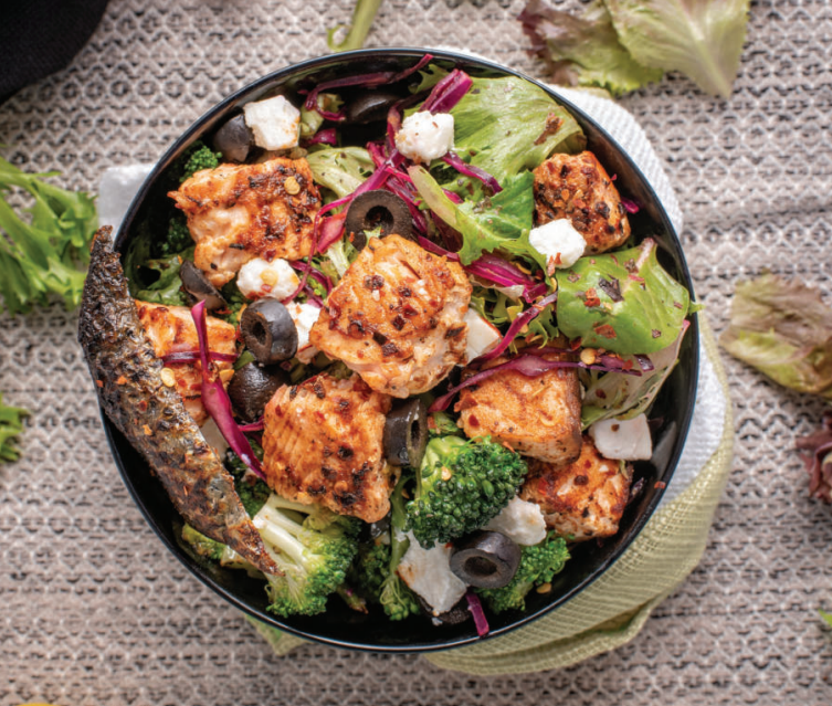 Greek Salmon Bowl | Peapil Publishing