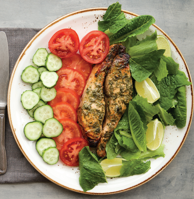 Zesty 15-Minute Broiled Salmon