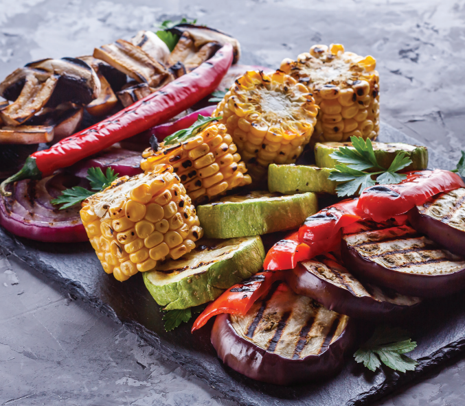 Caramelized Vegetables with Sweet Vinegar Dressing