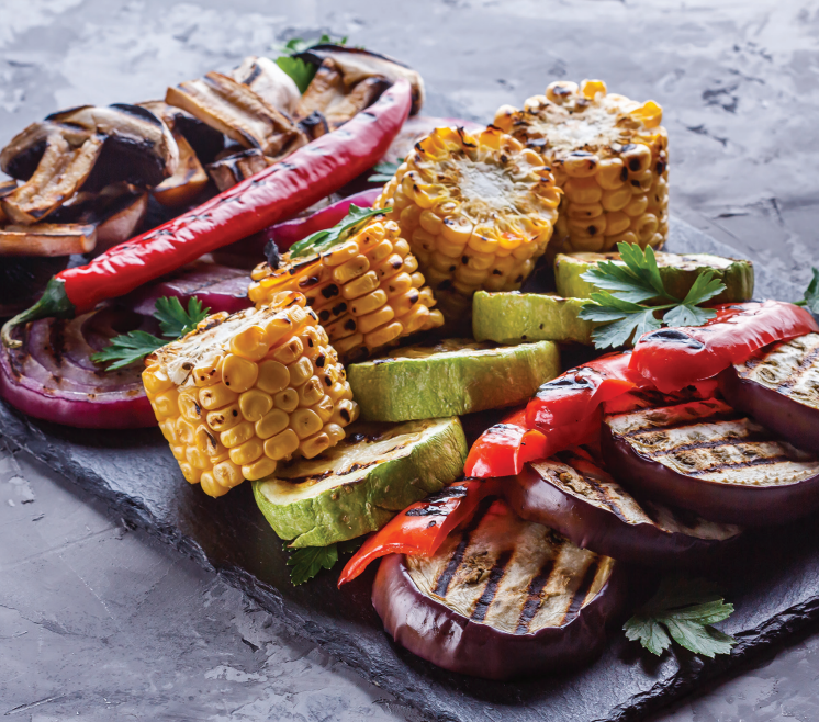 Caramelized Vegetables with Sweet Vinegar Dressing