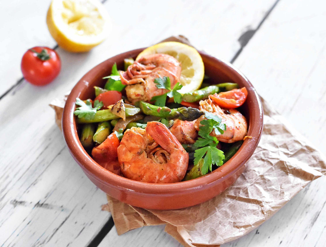 Shrimp & Asparagus Salad