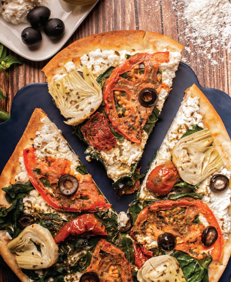 Simple Grecian Pizza