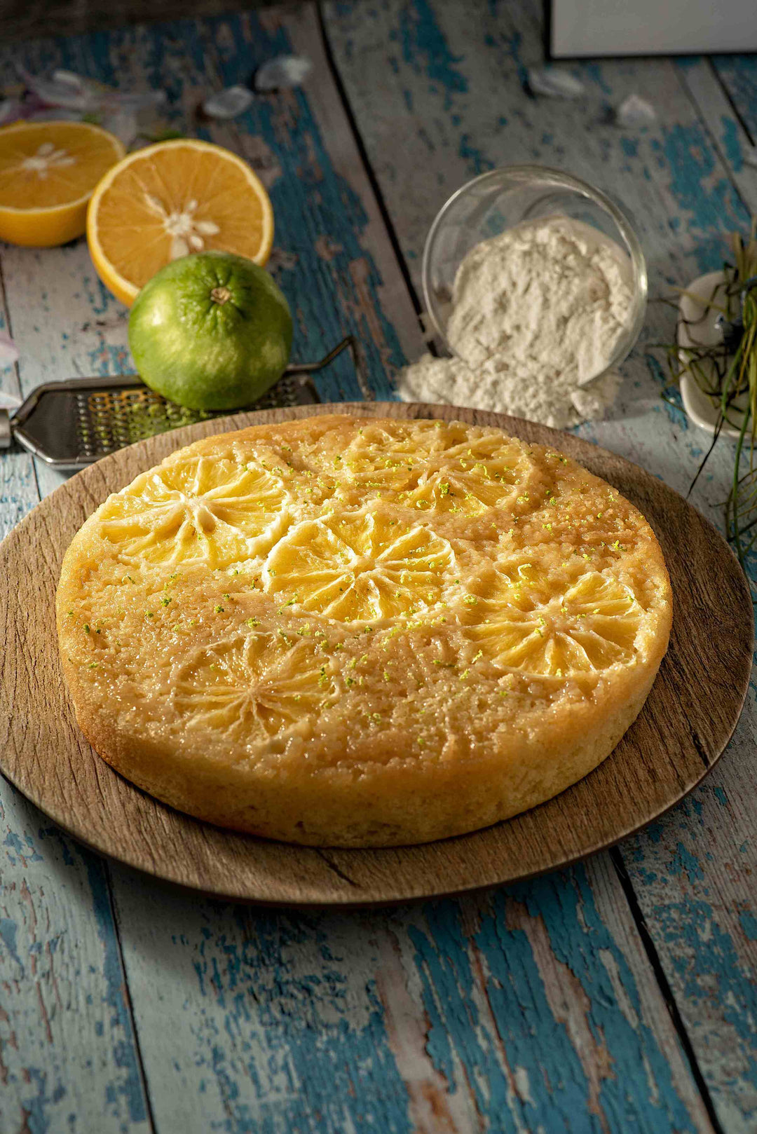 Spiced Orange Ricotta Cake