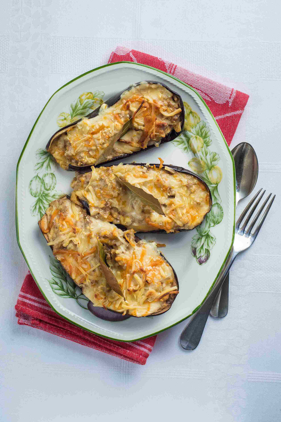 Tuna-Stuffed Eggplants