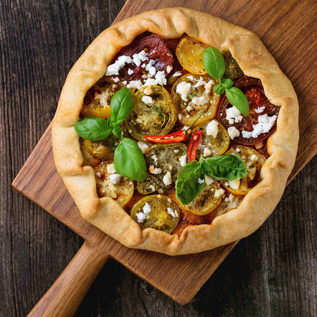 Vegetable Tart with Pesto