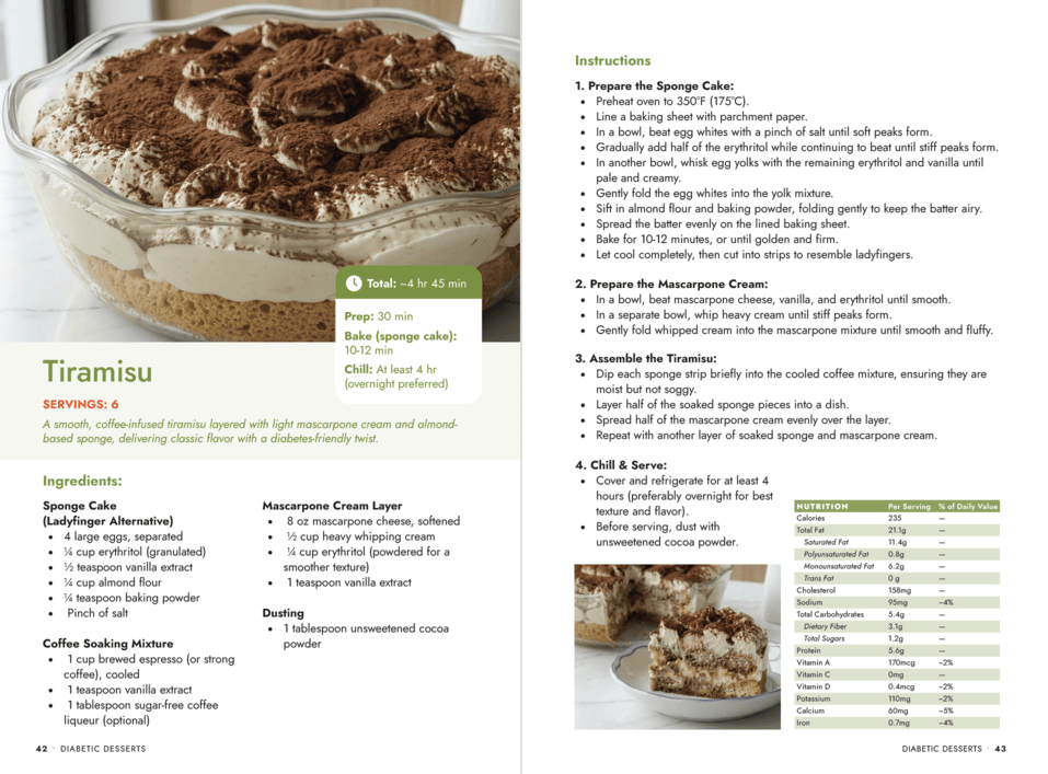 Diabetic Desserts: Sweetness Without Sugar