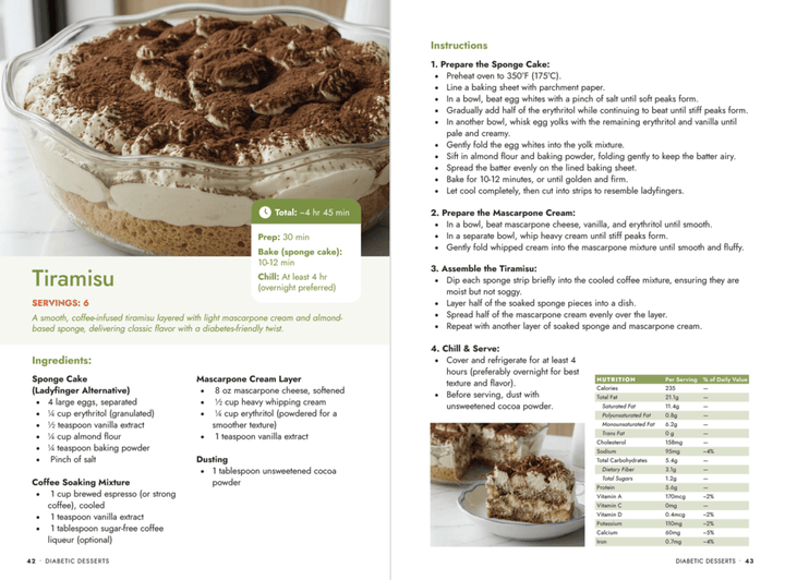 Diabetic Desserts: Sweetness Without Sugar